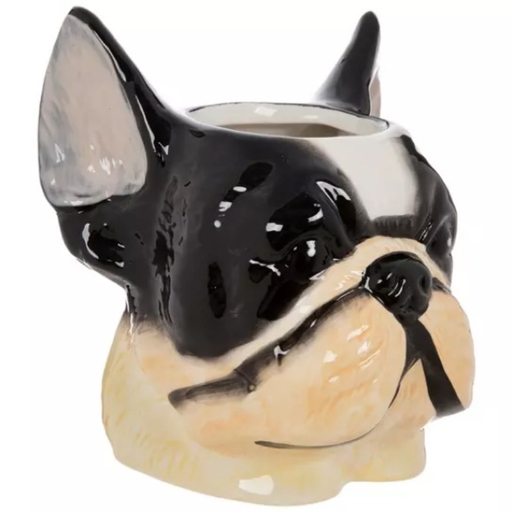 Boston Terrier Mini Flower Pot